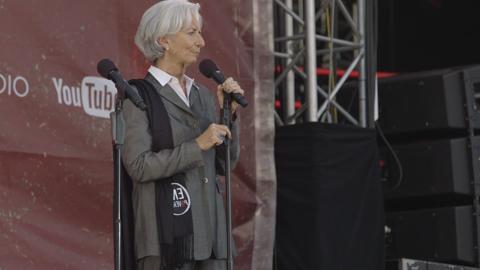 Lagarde Speaks at Global Citizen 2015 Earth Day Concert