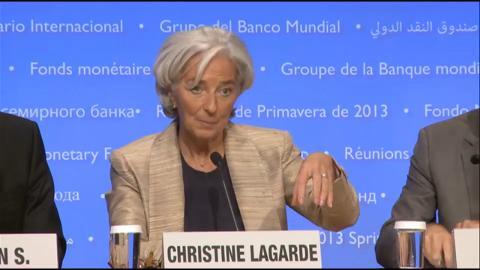 French: Press Briefing: IMFC Chair Tharman Shanmugaratnam and IMF Managing Director Christine Lagarde