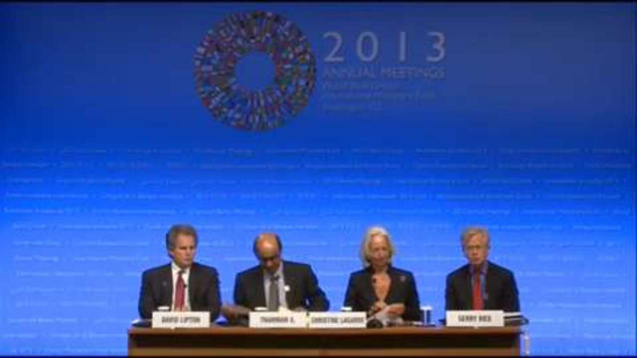 Press Briefing: IMFC Chair Tharman Shanmugaratnam and IMF Managing Director Christine Lagarde