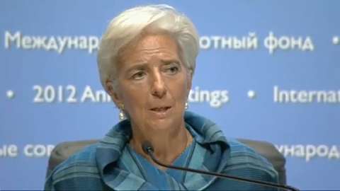French: Press Conference - IMF Managing Director Christine Lagarde