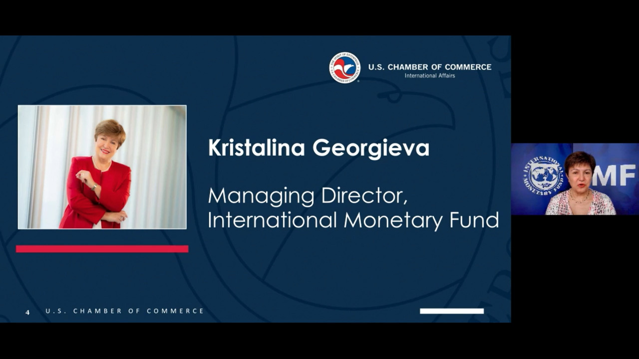 The Managing Director’s Participation in the U.S. Chamber of Commerce Event: "From Great Lockdown to Great Transformation"