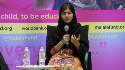 Malala Yousafzai, the Girl Who Survived a Taliban Attack, Speaks with Jim Kim about Girls' Education