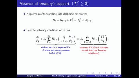 IMF Videos - Session 1: Central Bank Balance Sheet as a Policy Instrument
