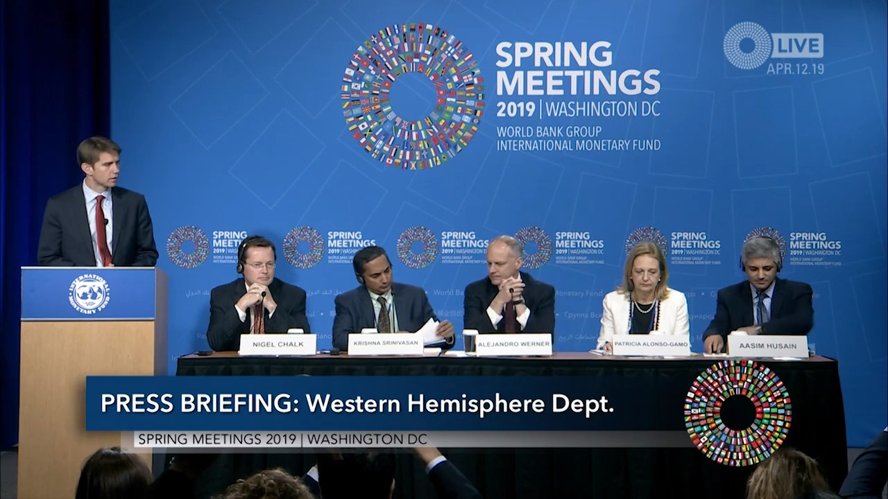 Spanish - Press Briefing: Press Briefing: Western Hemisphere Department