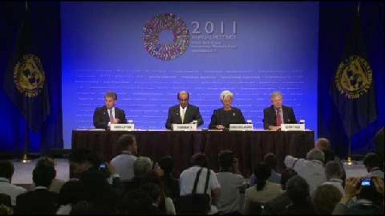 Press Briefing: IMFC Chair and IMF Managing Director