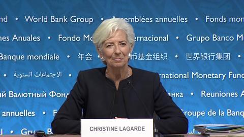ARABIC: Press Briefing: IMF Managing Director, Christine Lagarde