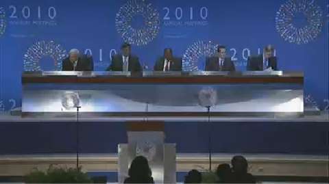 IMF Videos - 2010 Annual Meetings Plenary Session