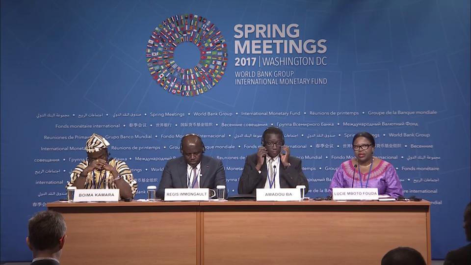 IMF Videos - Press Briefing: African Finance Ministers