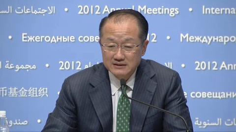 Press Conference - World Bank President Jim Yong Kim