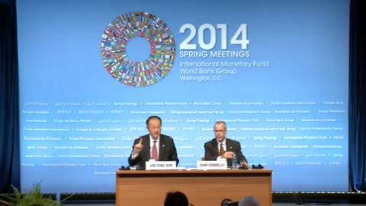 Arabic: Press Briefing: World Bank Group President Jim Yong Kim