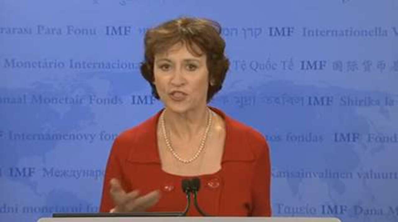 IMF Videos Press Briefing by Caroline Atkinson, Director, IMF External Relations
