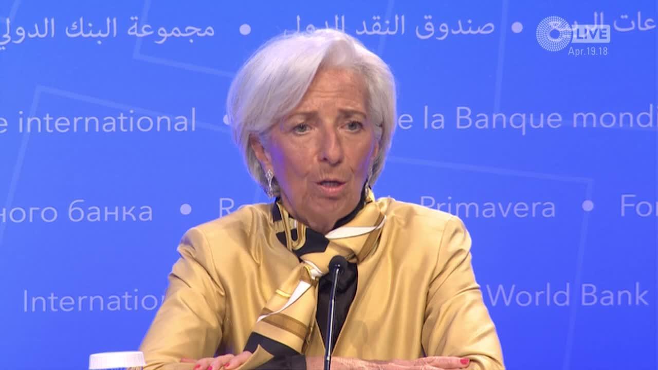 FRENCH: IMF Managing Director Press Conference