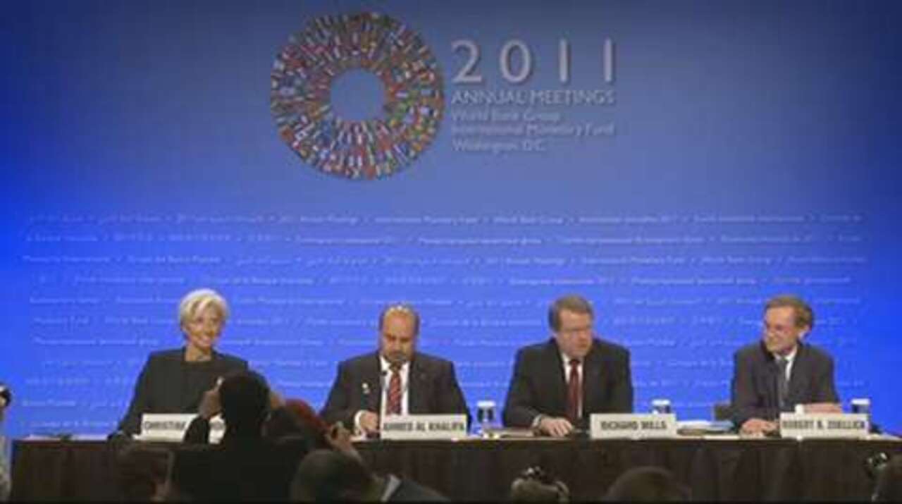 Press Briefing: Development Committee Chair, World Bank President, and IMF Managing Director