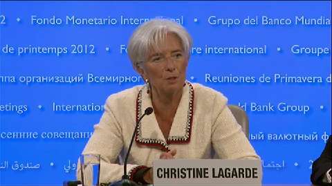 2012 Spring Meetings Opening Press Briefing by IMF Managing Director Christine Lagarde