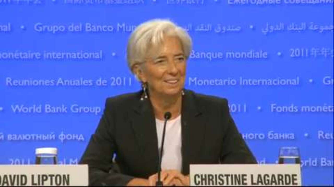 2011 Annual Meetings Opening Press Briefing by IMF Managing Director Christine Lagarde