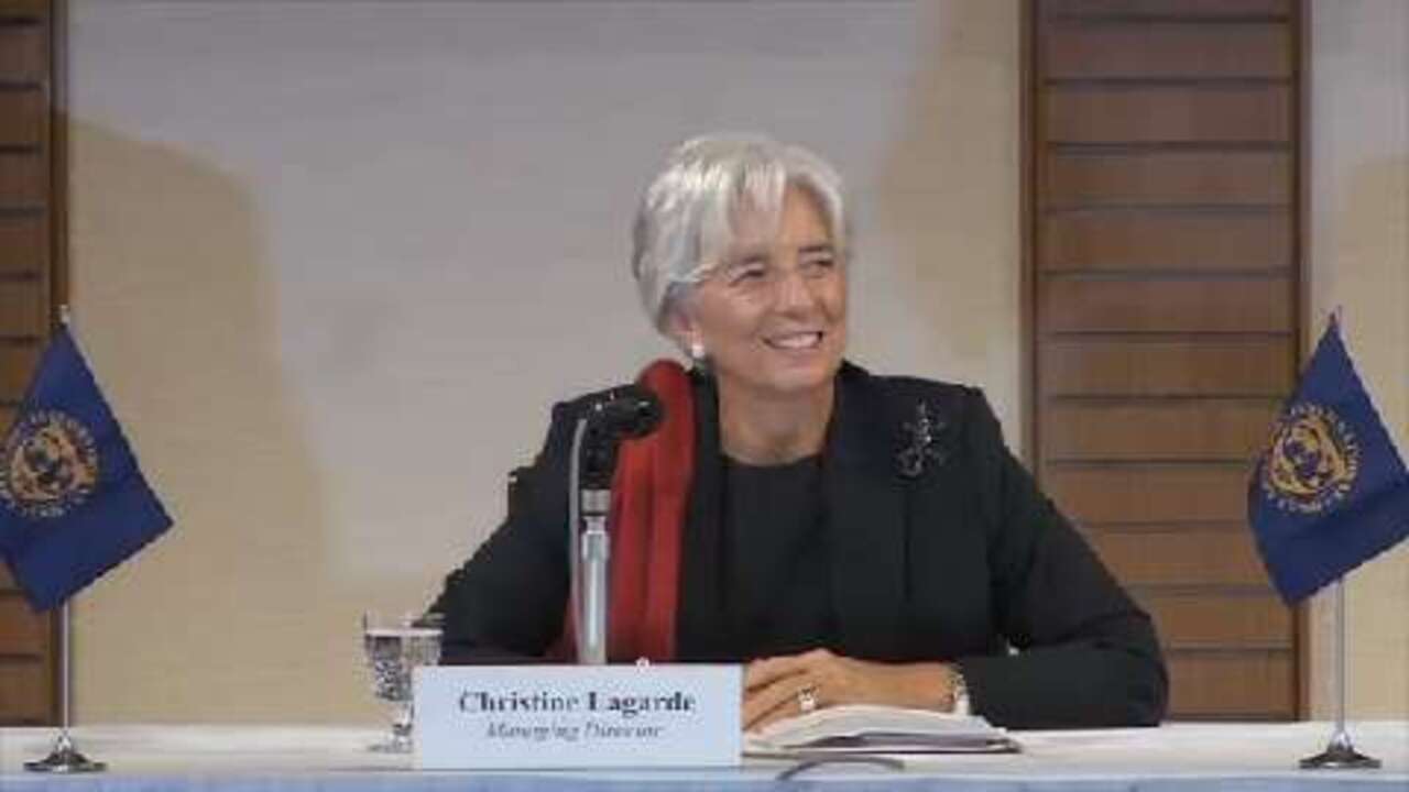 Christine Lagarde, Anoop Singh, Gerry Rice, Shogo Ishii