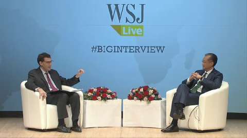 Spanish: Wall Street Journal, The Big Interview - What Will It Take? Restoring Growth, Spreading Prosperity in Times of Crisis