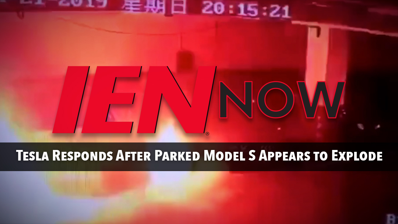 Tesla Responds After Parked Model S Appears To Explode