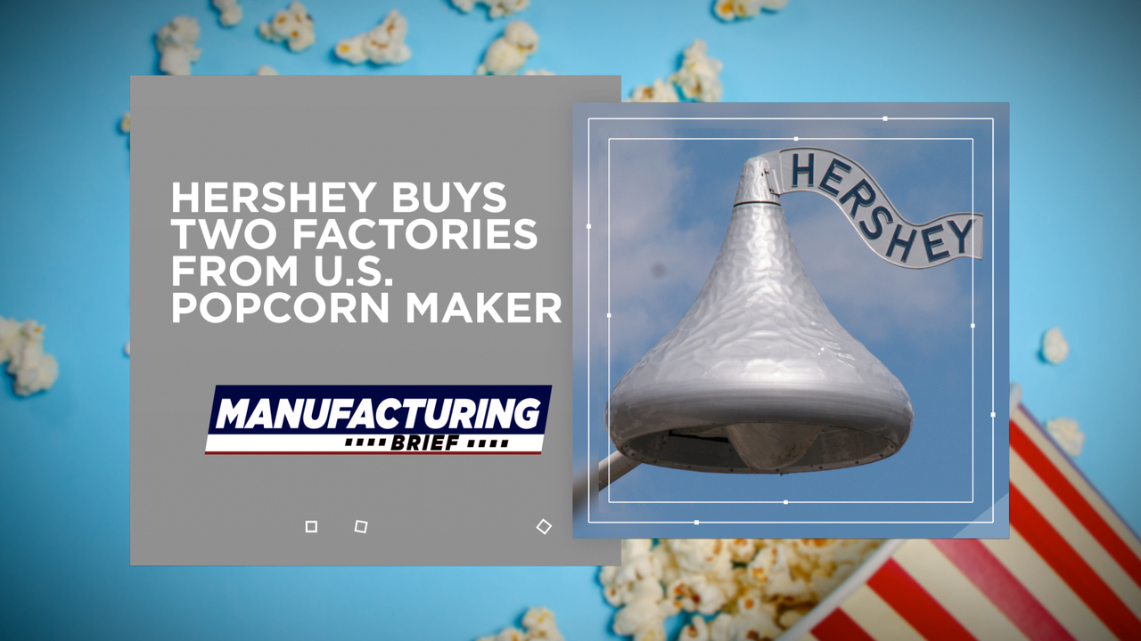 Hershey expanding its salty snack supply chain