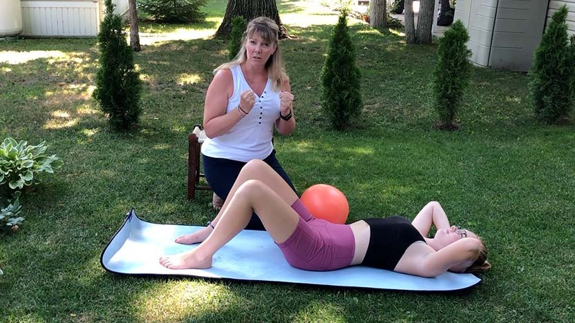 Kegel exercises discount with pilates ring