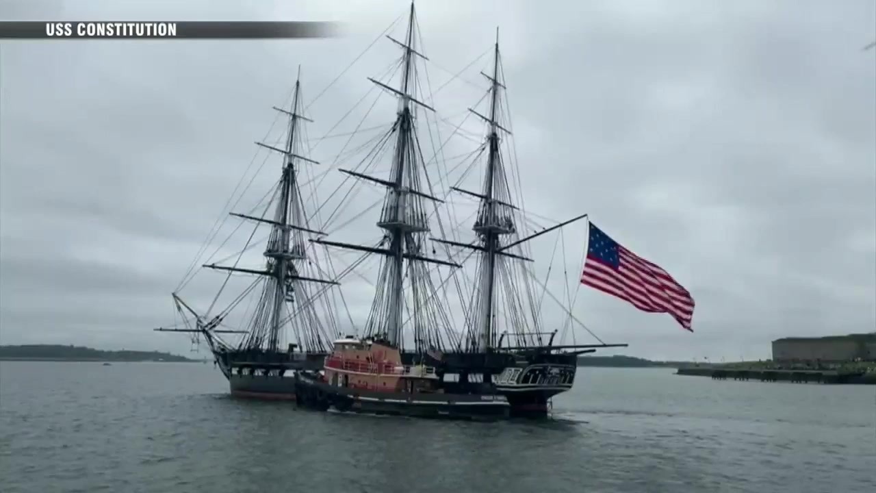 Uss Constitution Under Sail Wallpaper