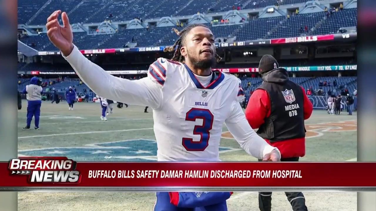 Buffalo Bills player Damar Hamlin discharged from hospital : NPR