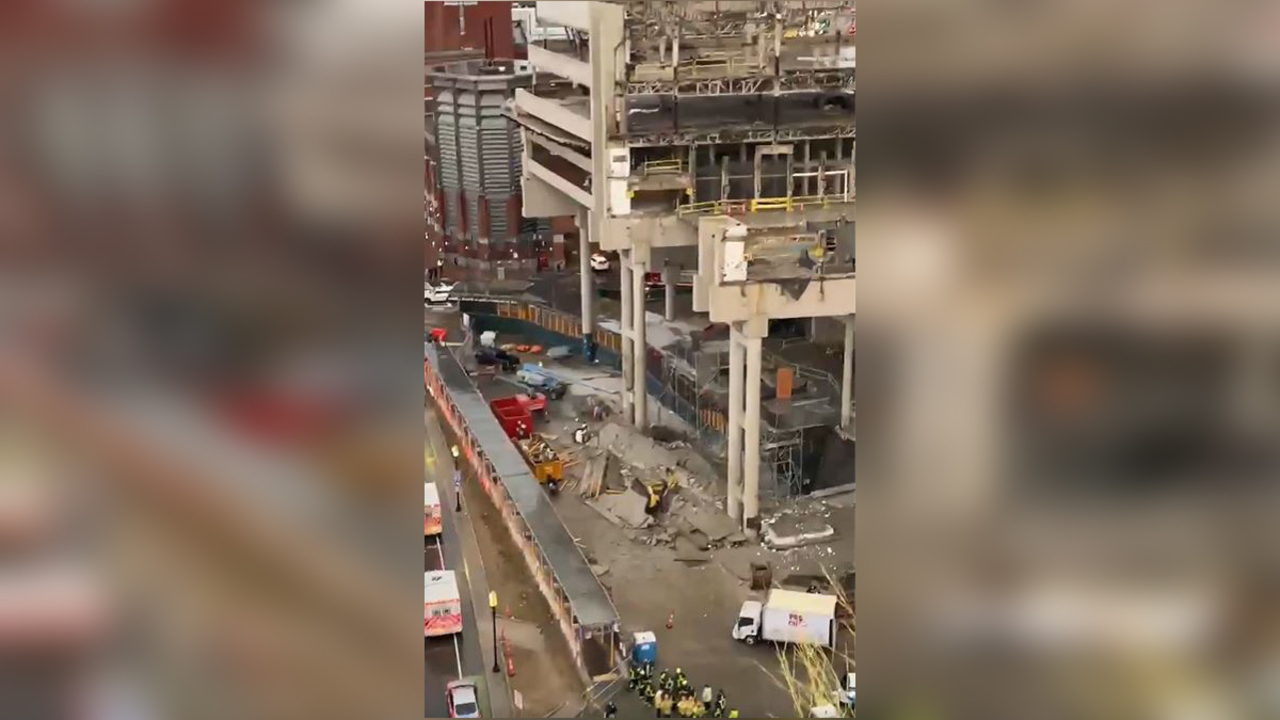 1 killed, 1 injured in collapse of Boston parking garage that was under  construction