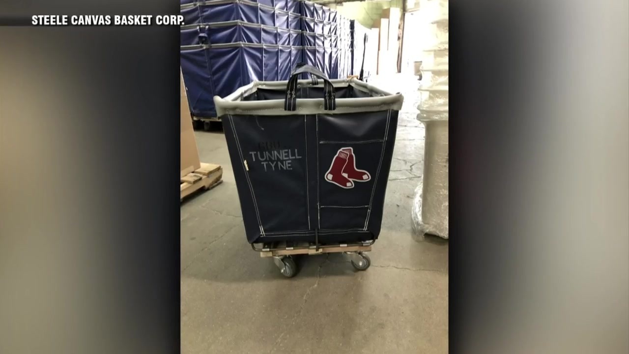 The Red Sox' laundry cart celebration is a thing!