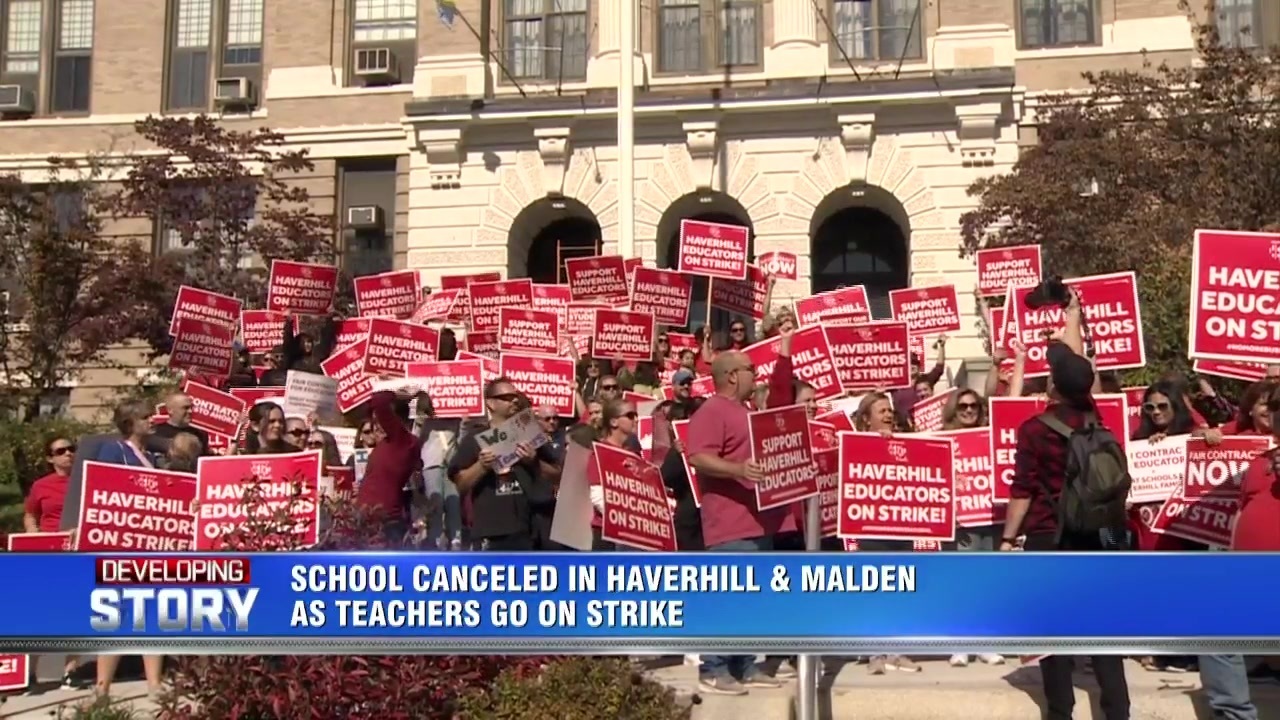 Haverhill Malden schools closed Monday as teachers strike