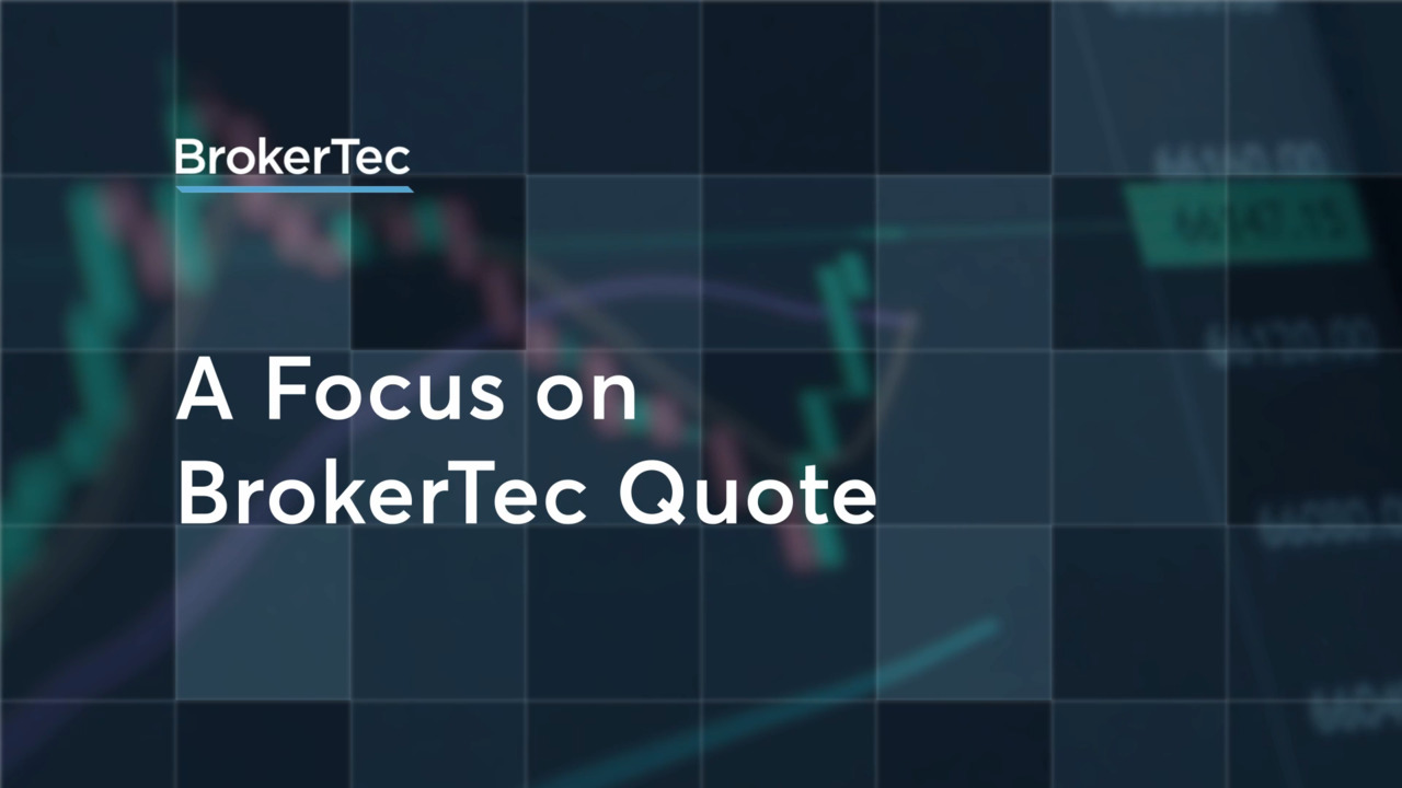 BrokerTec Quote - CME Group