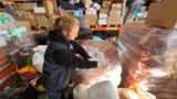 The Red Cross and Humane Society International send pet food into Ukraine 