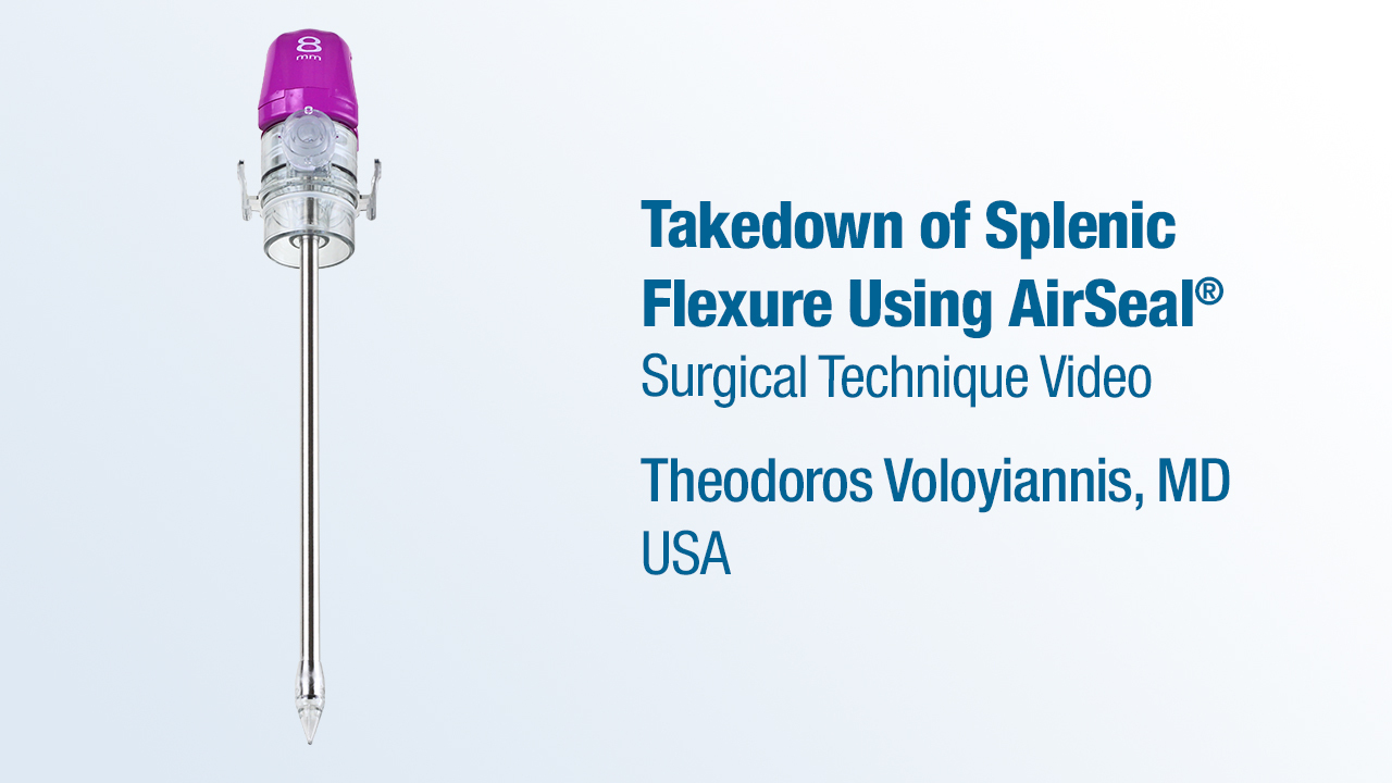 Dr. Voloyiannis - Takedown of Splenic Flexure Using AirSeal® 