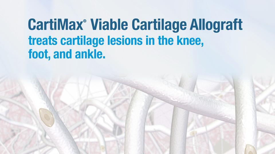CartiMax® Viable Cartilage Allograft - Product Video
