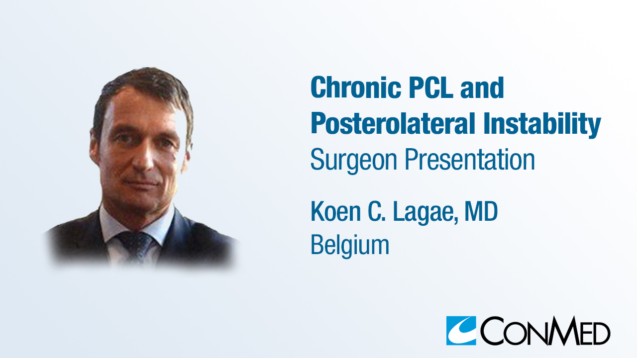 Dr. Lagae Presentation (2021) - Chronic PCL and Posterolateral Instability