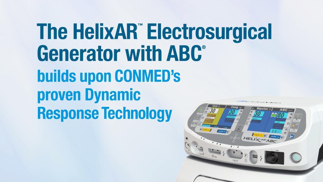 HelixAR™ Electrosurgical Generator with ABC® - Product Video