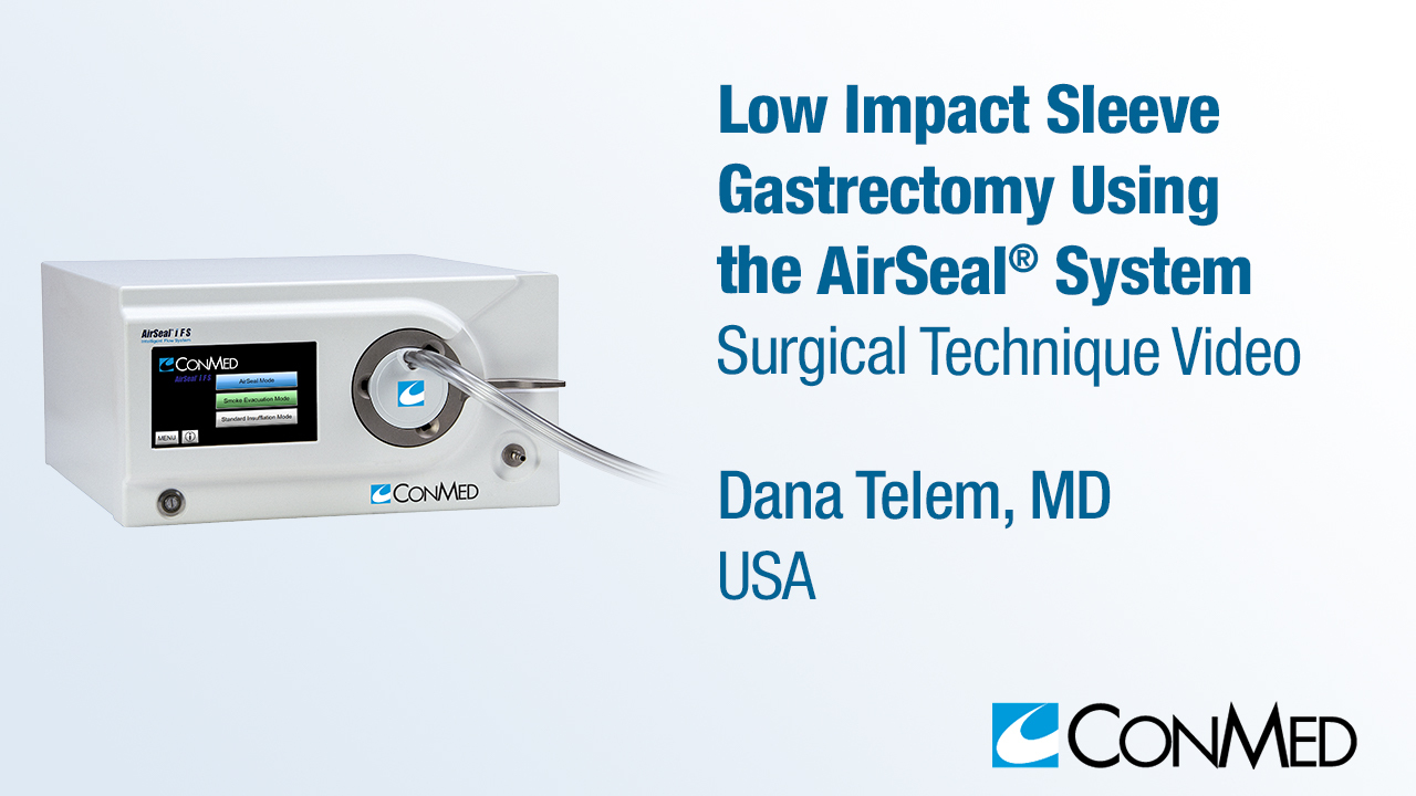 Dr. Telem - Sleeve Gastrectomy Using the AirSeal® System