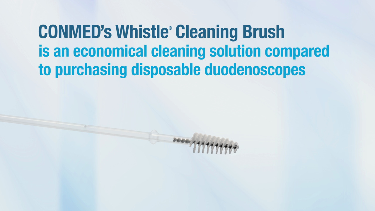 Disposable Flexible Sterile Endoscopy Medical Scope Cleaning Brush