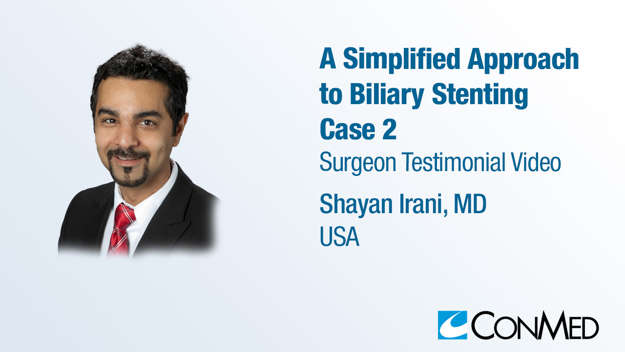 Dr. Irani Presentation (2022) - A Simplified Approach to Biliary Stenting - Case 2