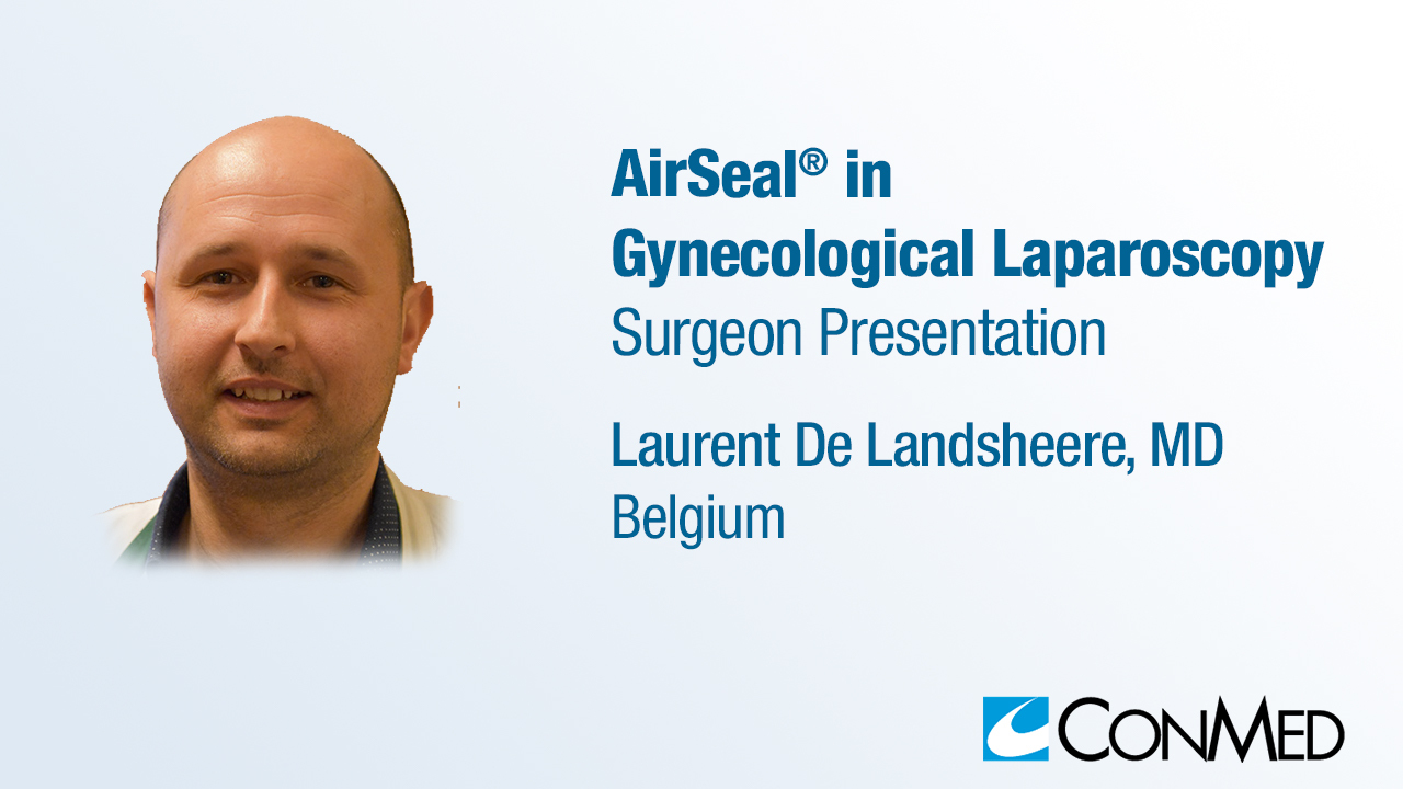 Dr. De Landsheere Presentation (2020) - AirSeal® in Gynecological Laparoscopy
