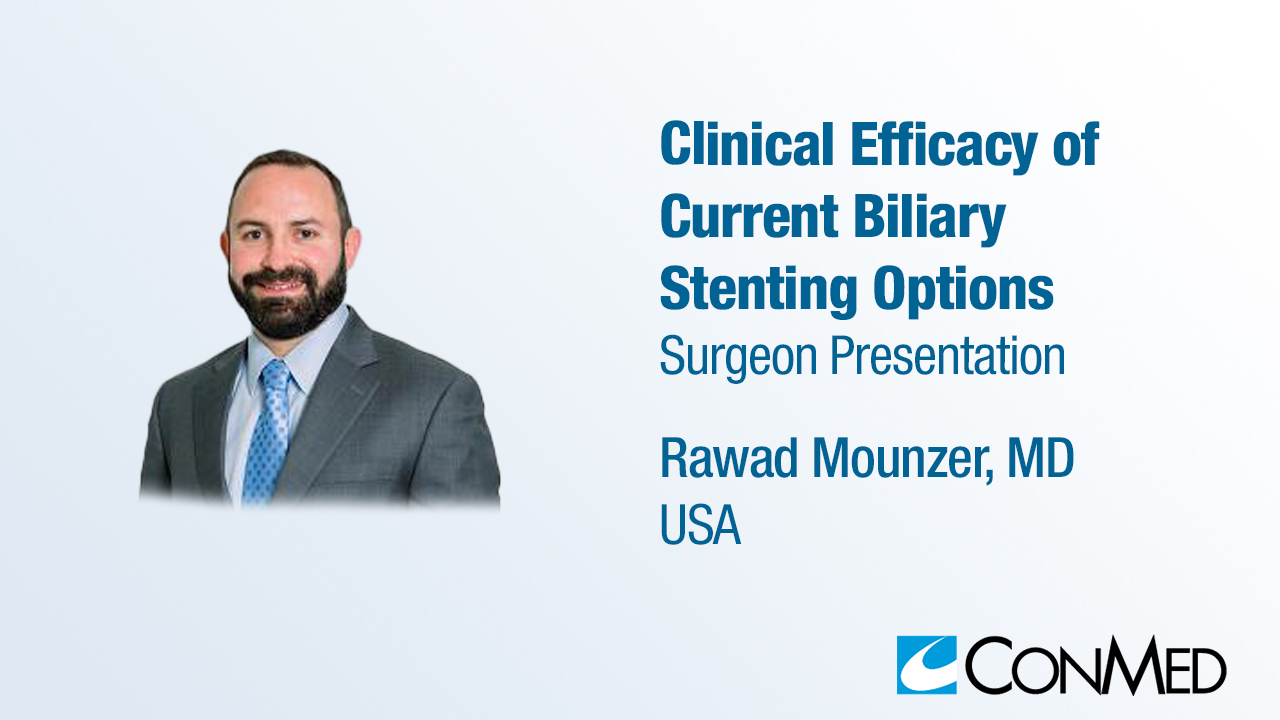 Dr. Mounzer Presentation (2023) -  Clinical Efficacy of Current Biliary Stenting Options