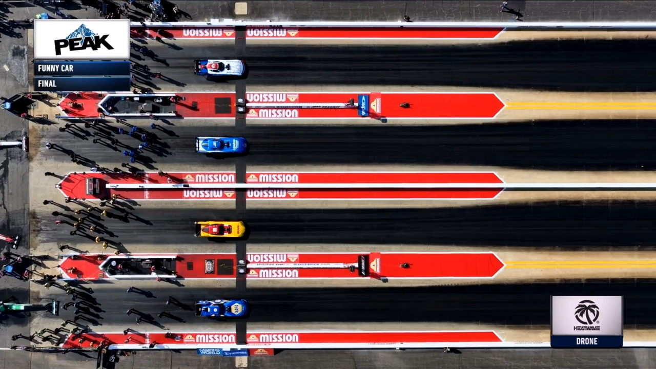 Kalitta, Capps, Hartford, Herrera claim four-wide victories in