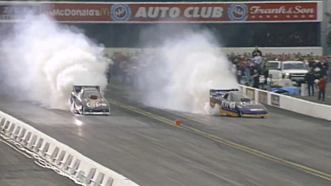 The names are the same, the looks much different 25 years ago in Pomona |  NHRA