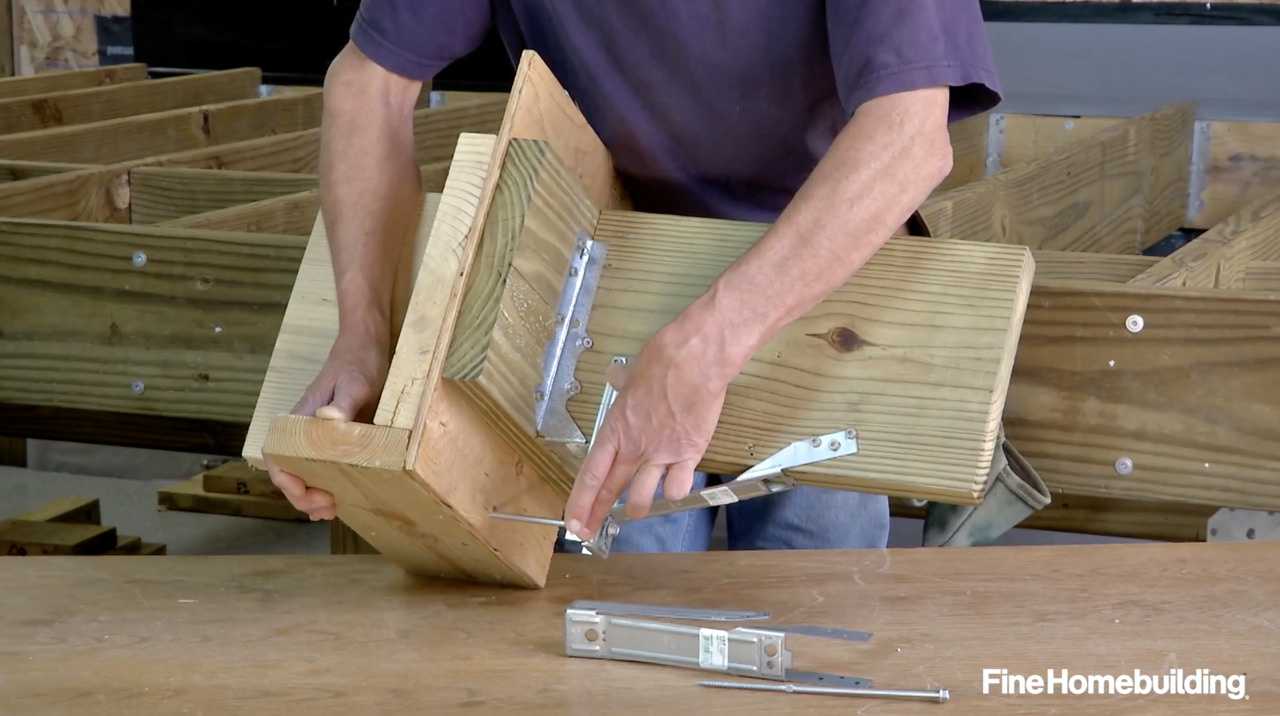 Options for Fastening Beams to Deck Posts