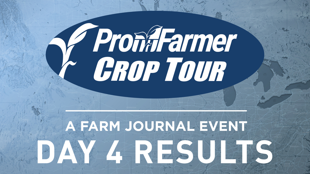 Day 4 Results Pro Farmer Crop Tour CROP TOUR Farm Journal TV