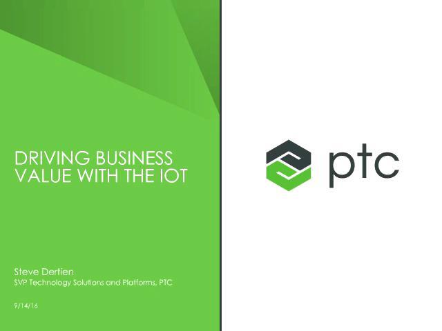 Driving Business Value with the IoT