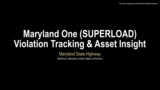 ROAD AND RAIL ASSET PERFORMANCE - Maryland State Highway