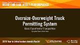 Illinois Department of Transportation – Oversize-Overweight Truck Permitting System
