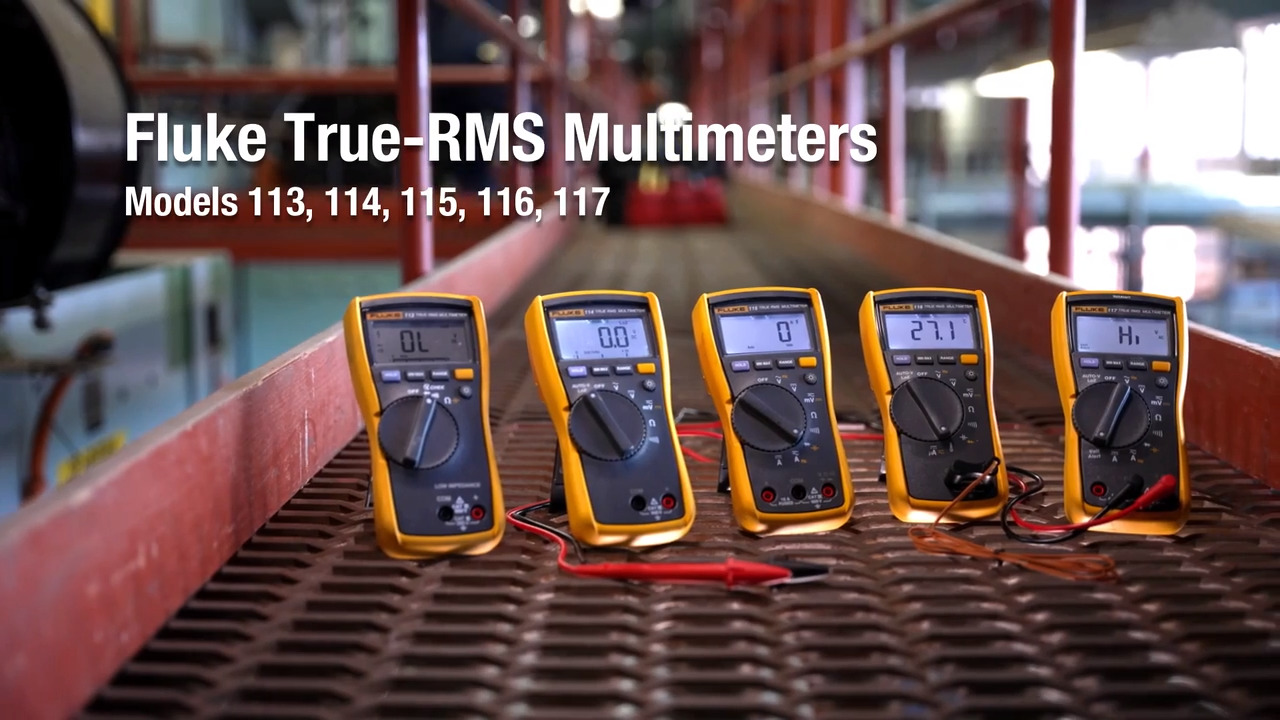 Fluke True-RMS Digital Multimeters | 113, 114, 115, 116, 117