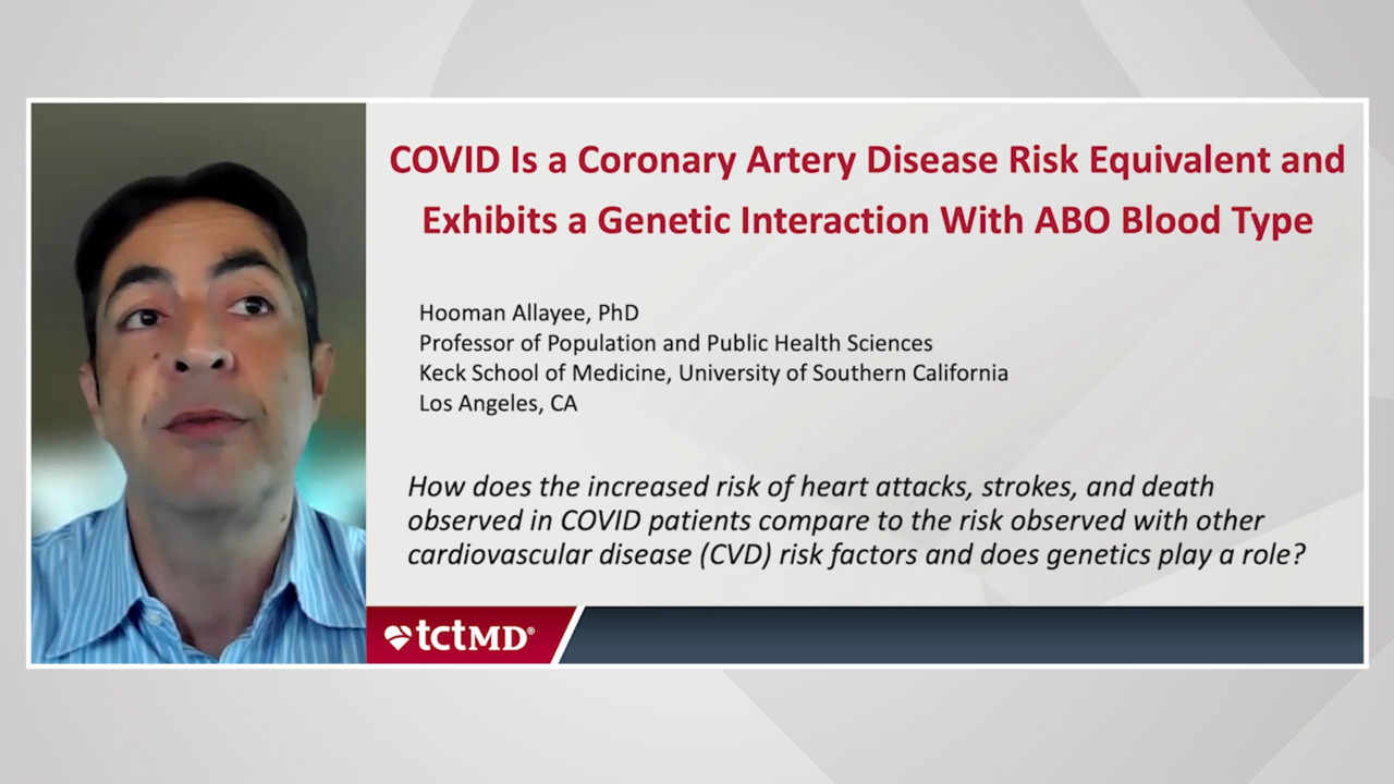 Quick Takes: Hooman Allayee on the Lingering Risk of MACE for COVID-19 Patients