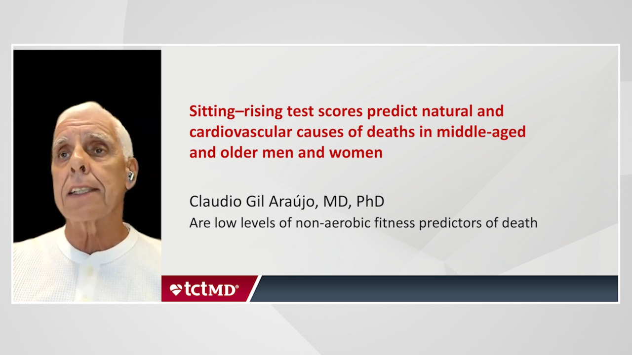 Quick Takes: Claudio Gil Araújo on the Sitting-Rising Test and CV Mortality